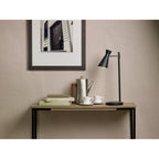 Dar ASH4122 Ashworth Table Lamp Black Polished Chrome