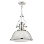 Dar ARO0138 Arona 1 Light Pendant Polished Chrome