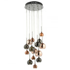 Dar AUR1564 Aurelia 15 Light Pendant Copper And Bronze