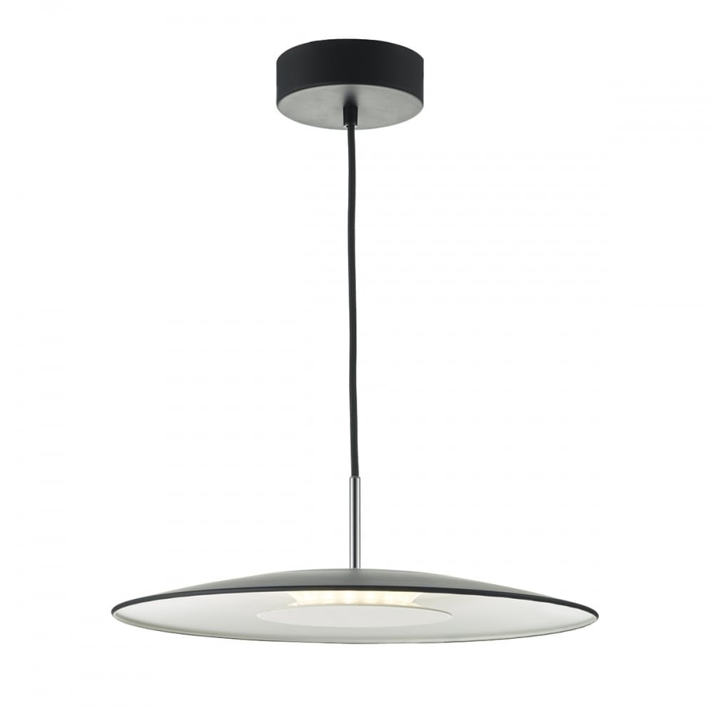 Dar ENO0122 Enoch Pendant Matt Black LED (S)