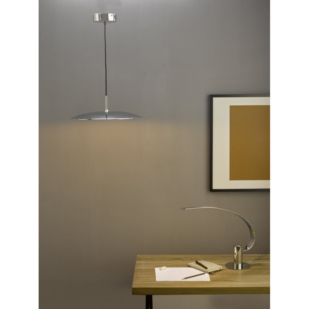 Dar ENO0122 Enoch Pendant Matt Black LED (S)