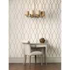Dar TYL0838 Tyler 8 Light Height Adjustable Pendant Satin Nickel