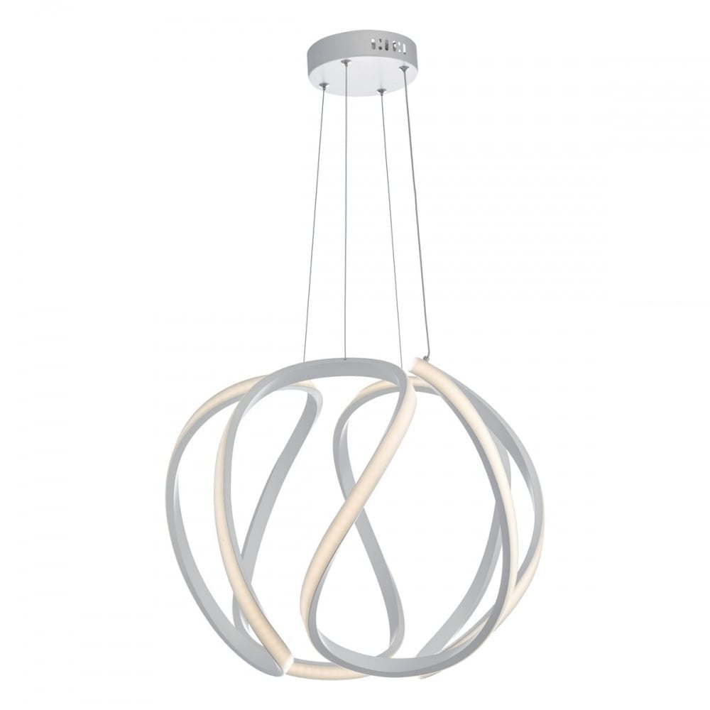 Dar ALO862 Alonsa Pendant Large White LED
