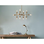 Dar RAN4075 Ranger Table Lamp-brass