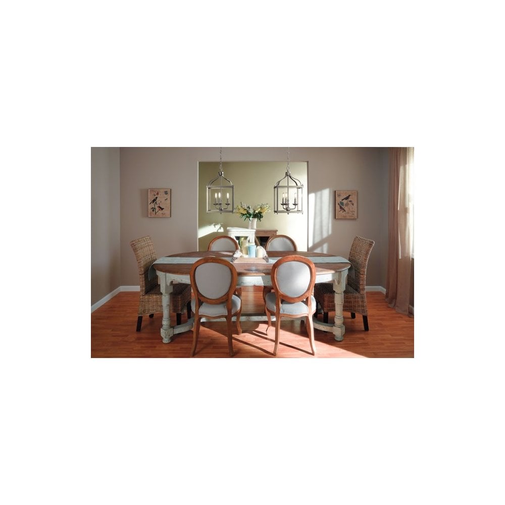 KL/LARKIN/P/M NI Larkin Medium Pendant Brushed Nickel (S)