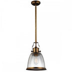 FE/HOBSON/P/M AB Hobson Medium Pendant Aged Brass