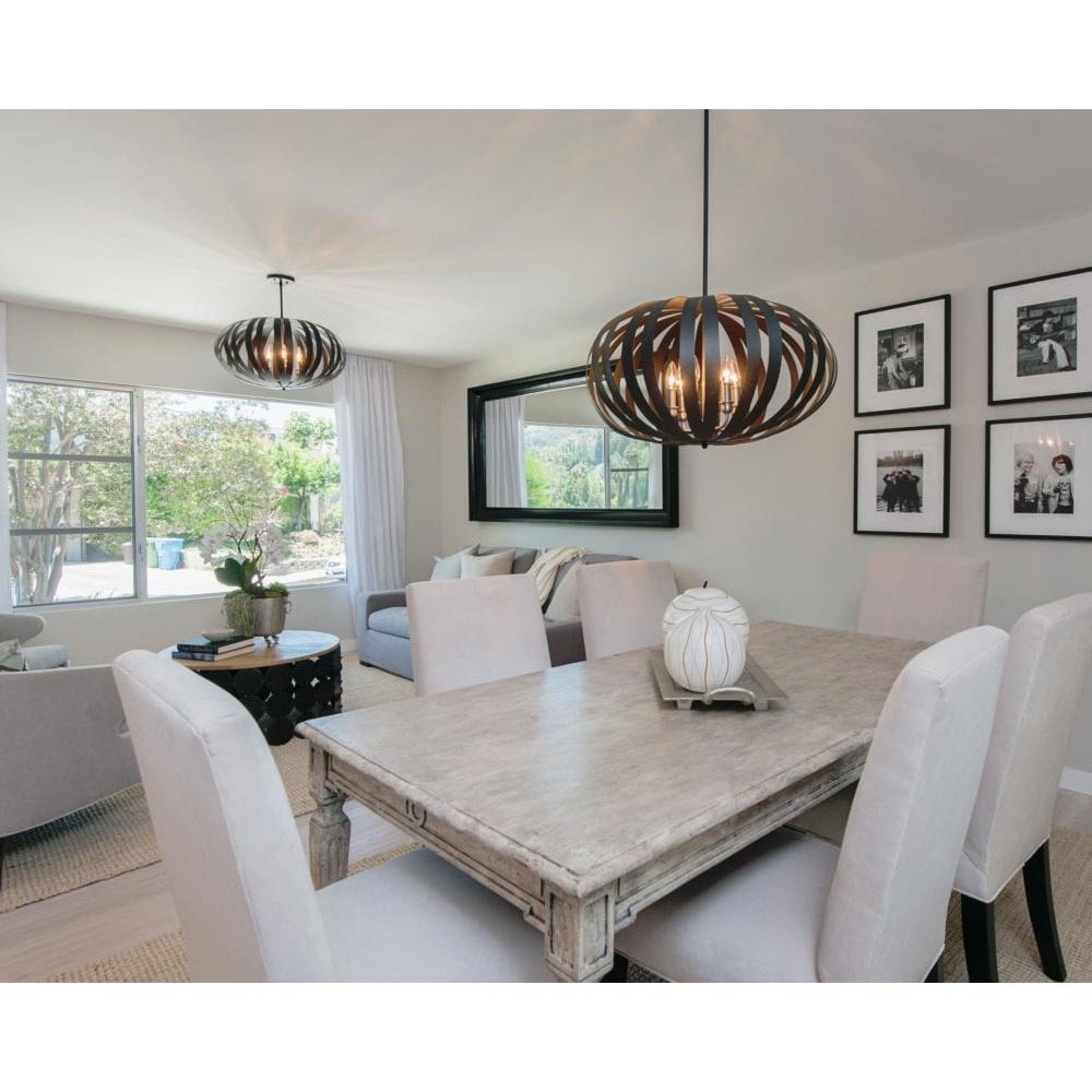 FE/WOODSTOCK/P/L Woodstock 6 Light Large Chandelier