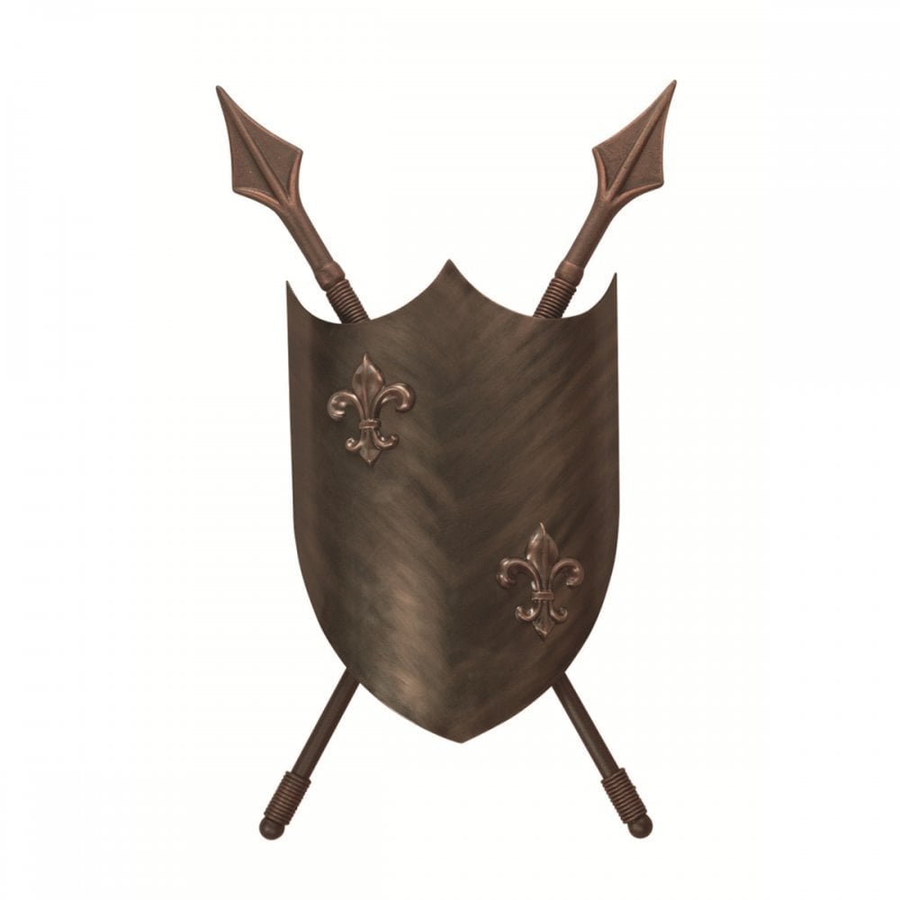 CRUSADER W/L Crusader Two Light Wall Light Burnished Bronze