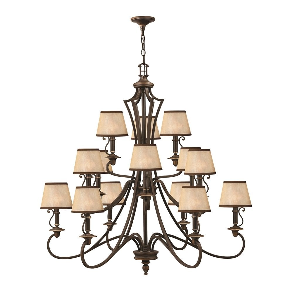 HK/PLYMOUTH15 Plymouth 15 Light Chandelier
