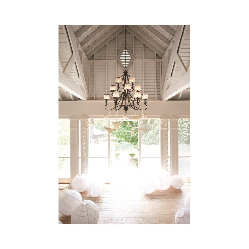 HK/PLYMOUTH15 Plymouth 15 Light Chandelier