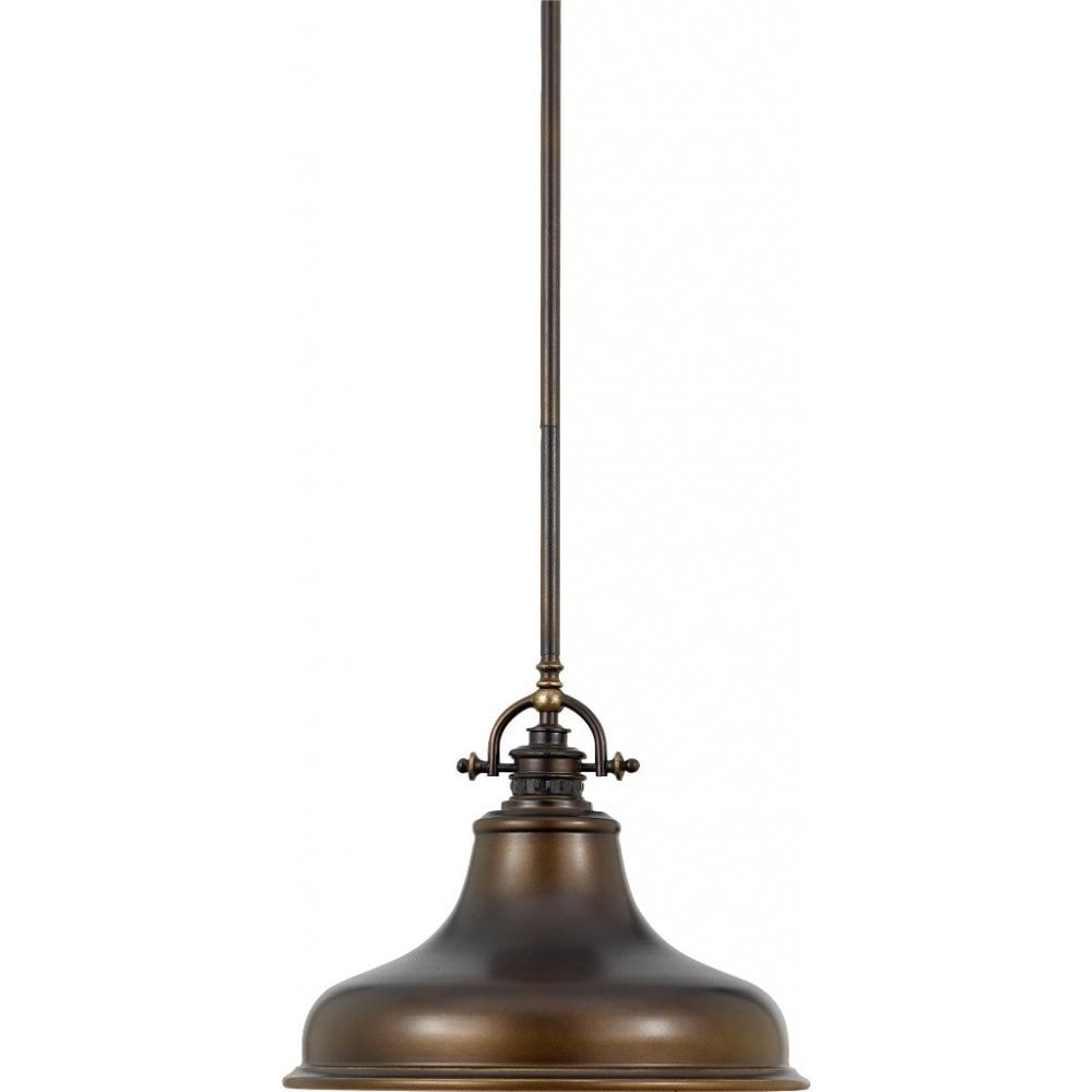 QZ/EMERY/P/M PN Emery Medium Pendant Palladian Bronze (S)