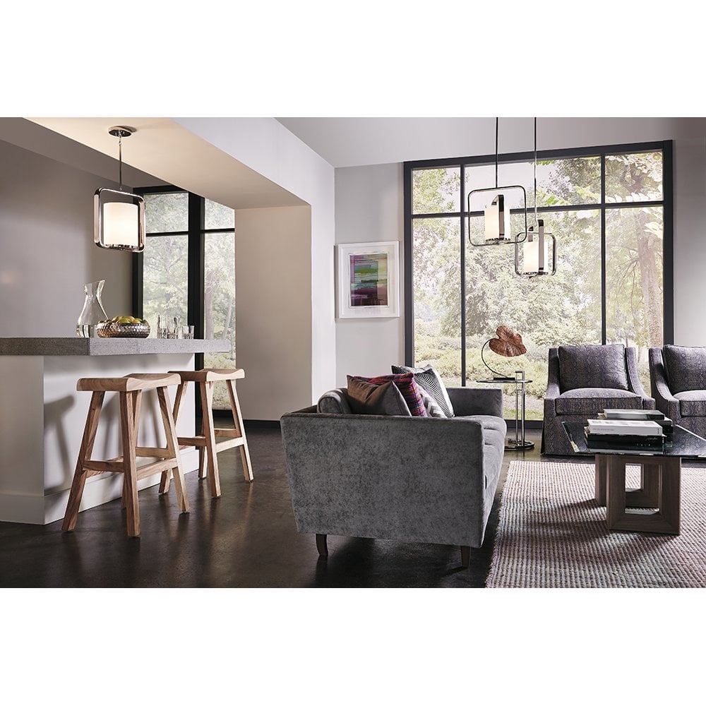 KL/CITY LOFT/P/M City Loft Medium Pendant Polished Nickel