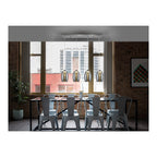584214 Nebula 4 LED Light Bar Pendant Chrome Clear