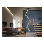 584541 Nebula 12 LED Light Pendant Chrome Clear