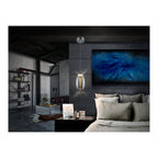 584102 Nebula 1 LED Light Pendant Chrome Clear