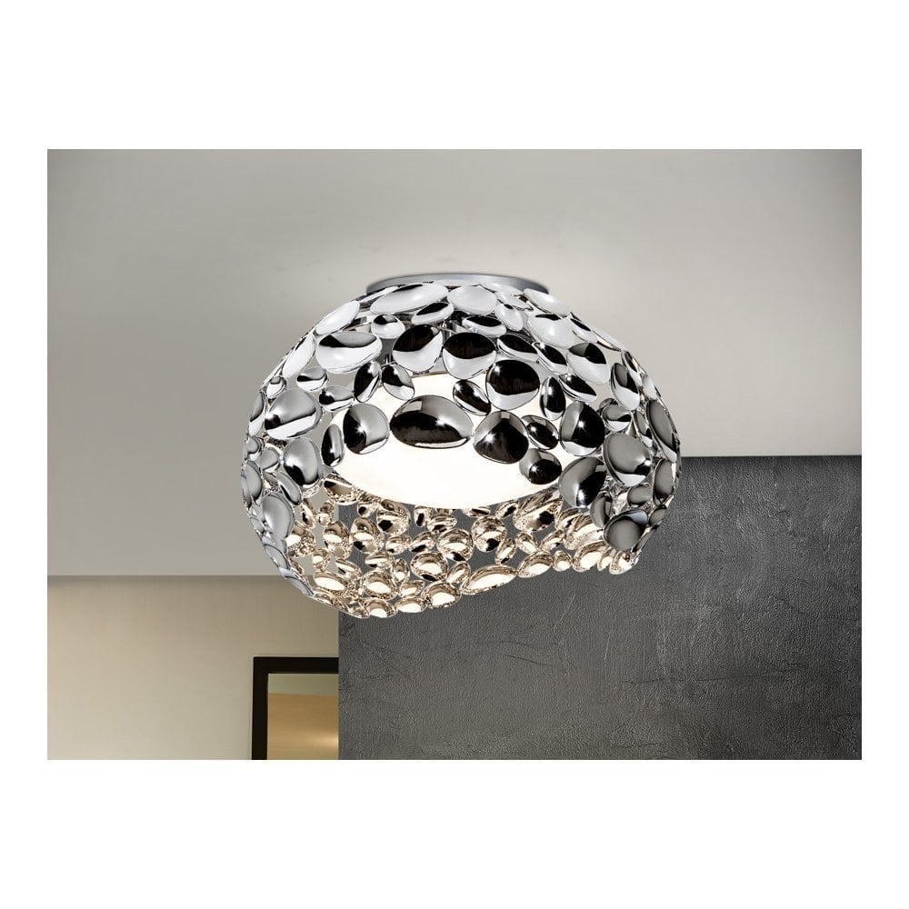 266866 Narisa 5 Light Ceiling Light Chrome Opal