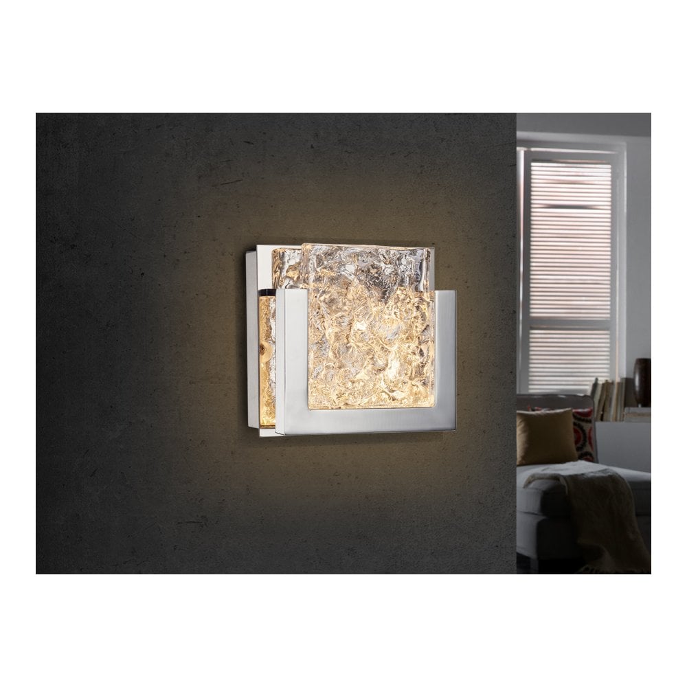 580833 Piros LED Wall Light Chrome