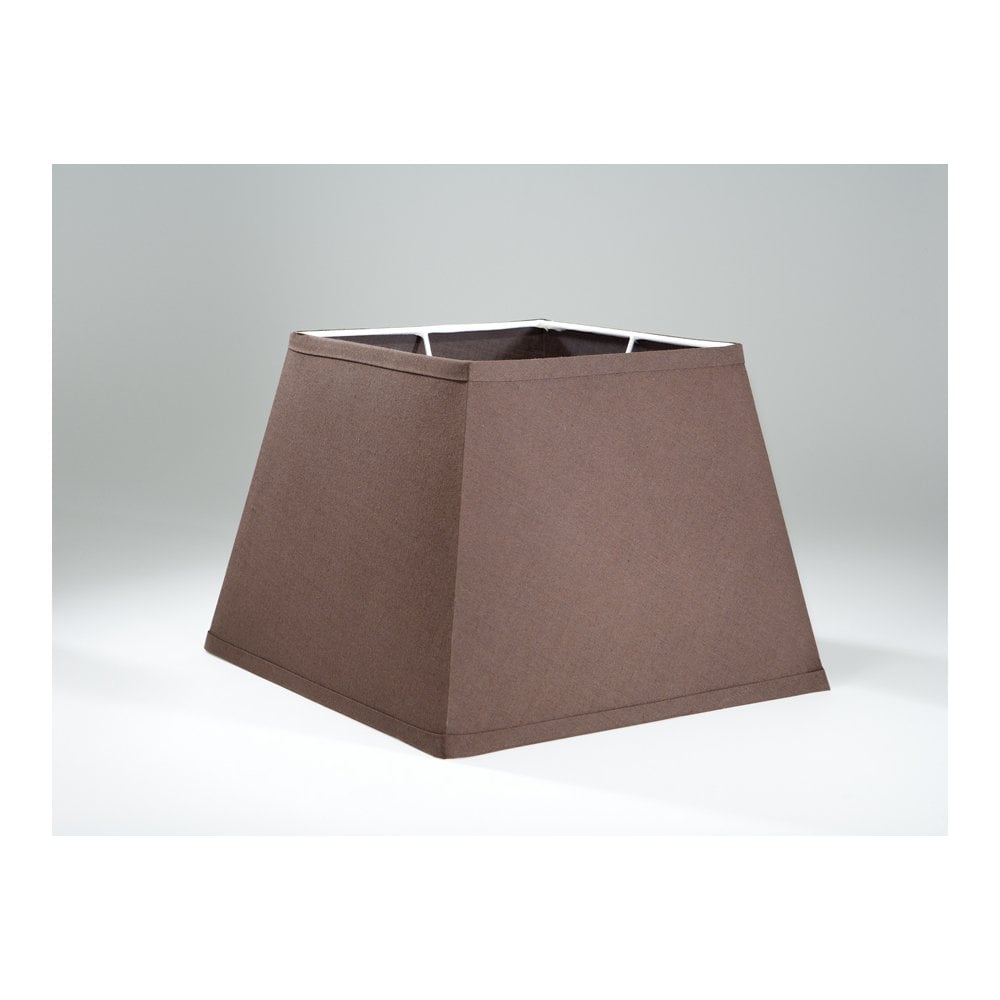 7368 E27 Square Light Shade Brown