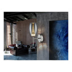 584659 Nebula LED Wall Light Chrome Clear