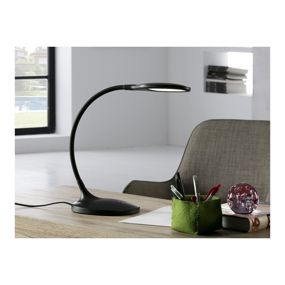 552764 Scoop LED Light Table Lamp Black