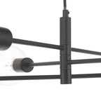 Dar ALA0622 Alana 6 Light Pendant Black