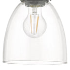 Dar ARV0161 Arvin Pendant Antique Chrome Glass
