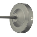 Dar ARV0761 Arvin Wall Light Antique Chrome Glass