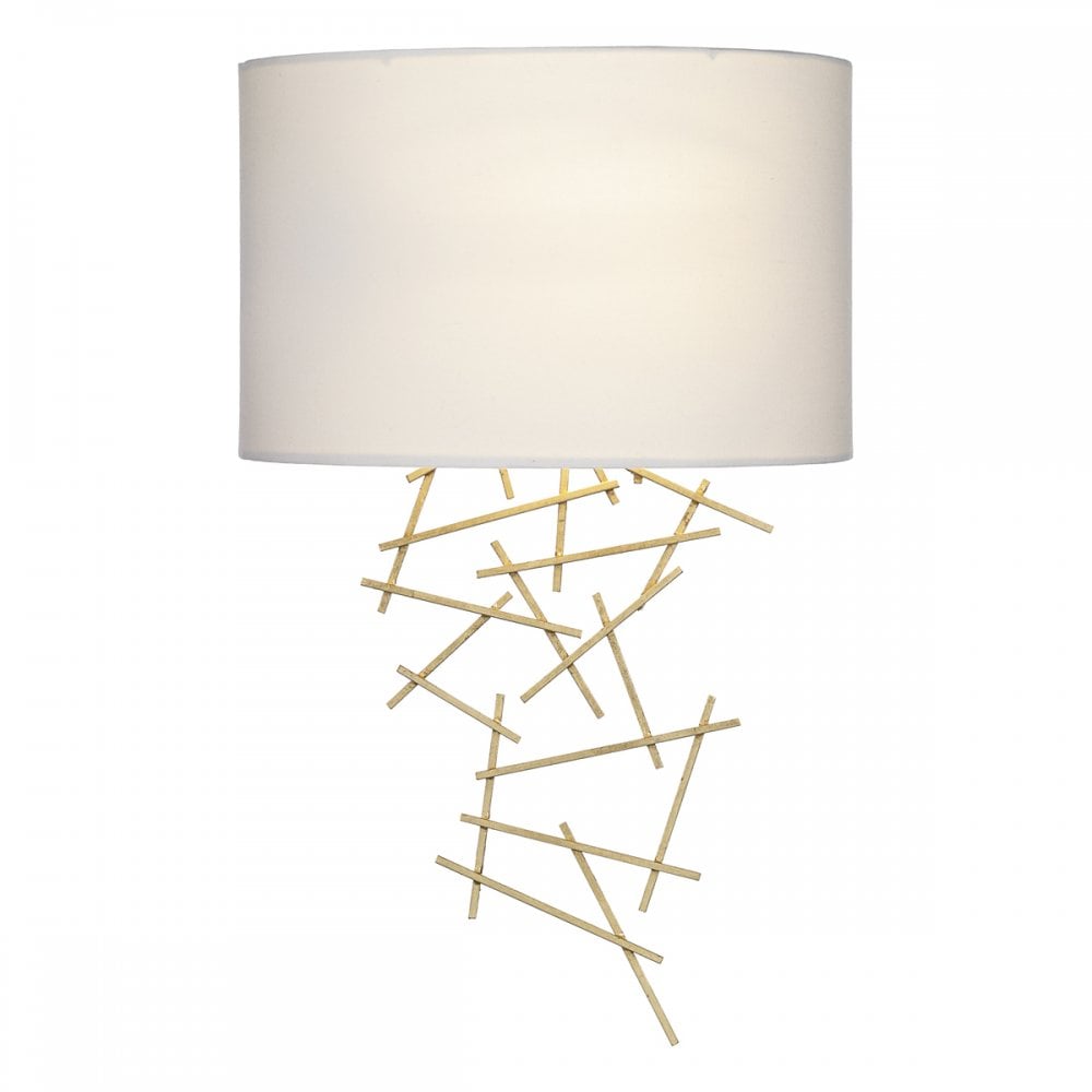 Dar CEV0735 Cevero Wall Light Gold C/W Shade (SD)