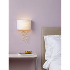Dar CEV0735 Cevero Wall Light Gold C/W Shade (SD)