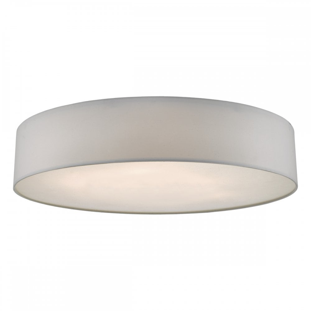 Dar CIE4815 Cierro 6 Light Flush Ivory