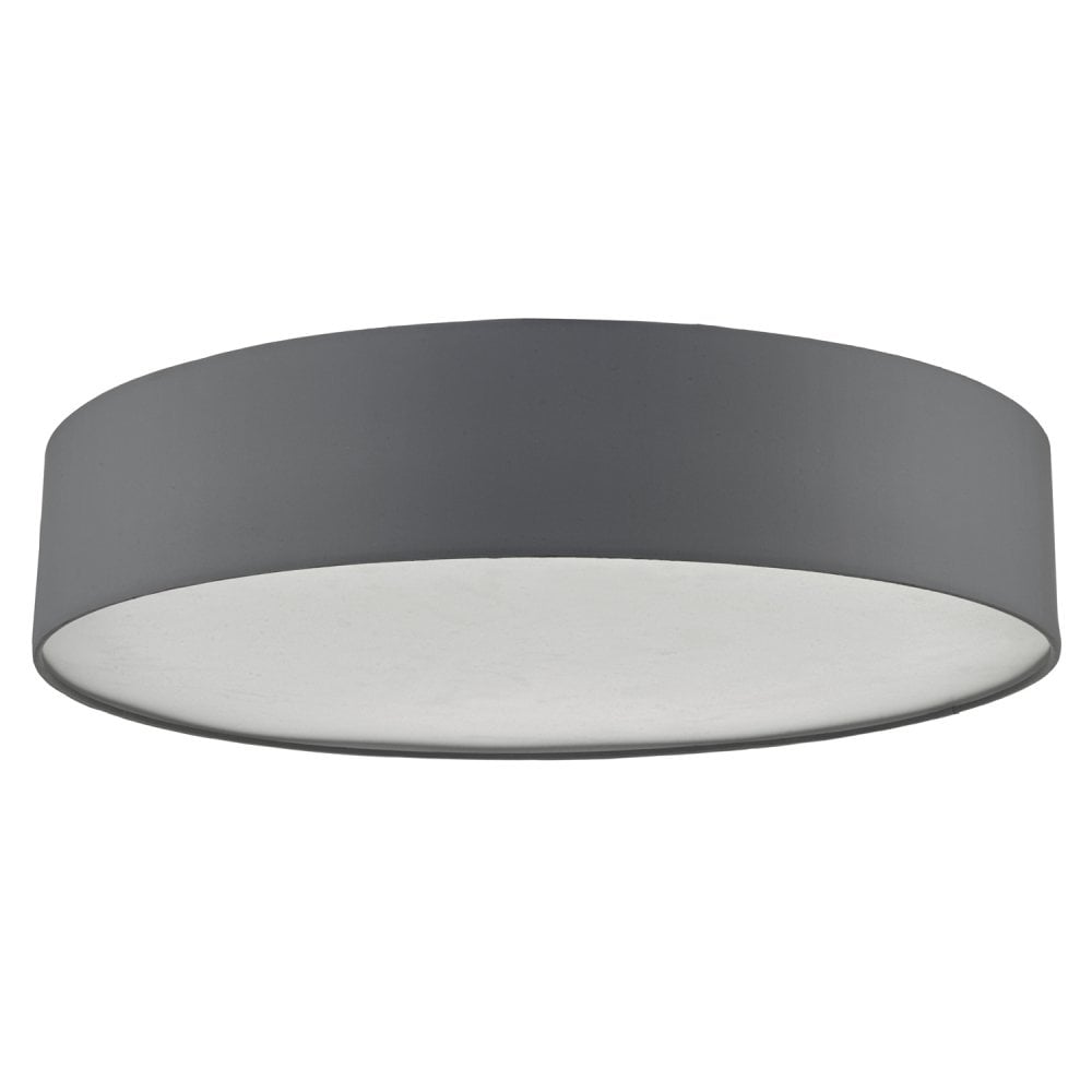 Dar CIE4839 Cierro 6 Light Flush Grey