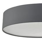 Dar CIE4839 Cierro 6 Light Flush Grey