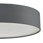 Dar CIE4839 Cierro 6 Light Flush Grey
