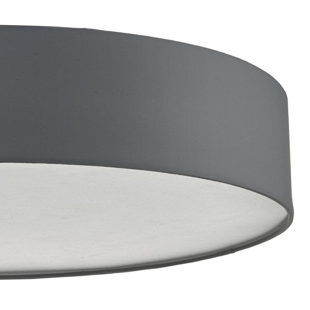 Dar CIE4839 Cierro 6 Light Flush Grey