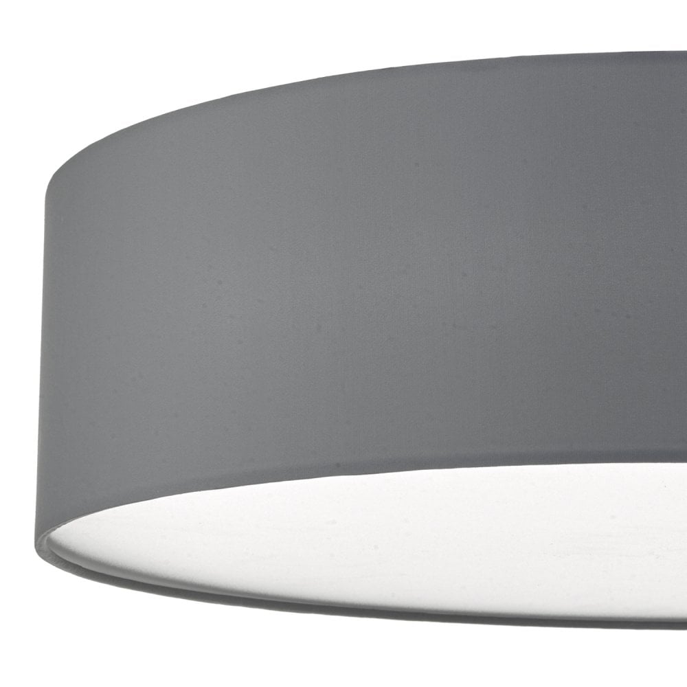 Dar CIE5039 Cierro 4 Light Flush Grey