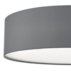 Dar CIE5039 Cierro 4 Light Flush Grey