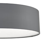 Dar CIE5039 Cierro 4 Light Flush Grey