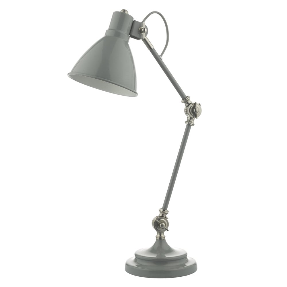 EUN4239 Eunice Task Lamp Grey Satin Nickel