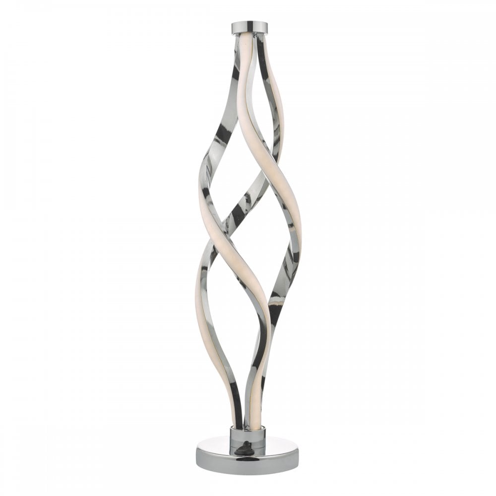 Dar JIV4268 Jive Table Lamp Aluminium White LED