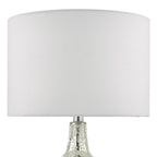 Dar LOL4232 Lolek Table Lamp Silver Glass With Shade