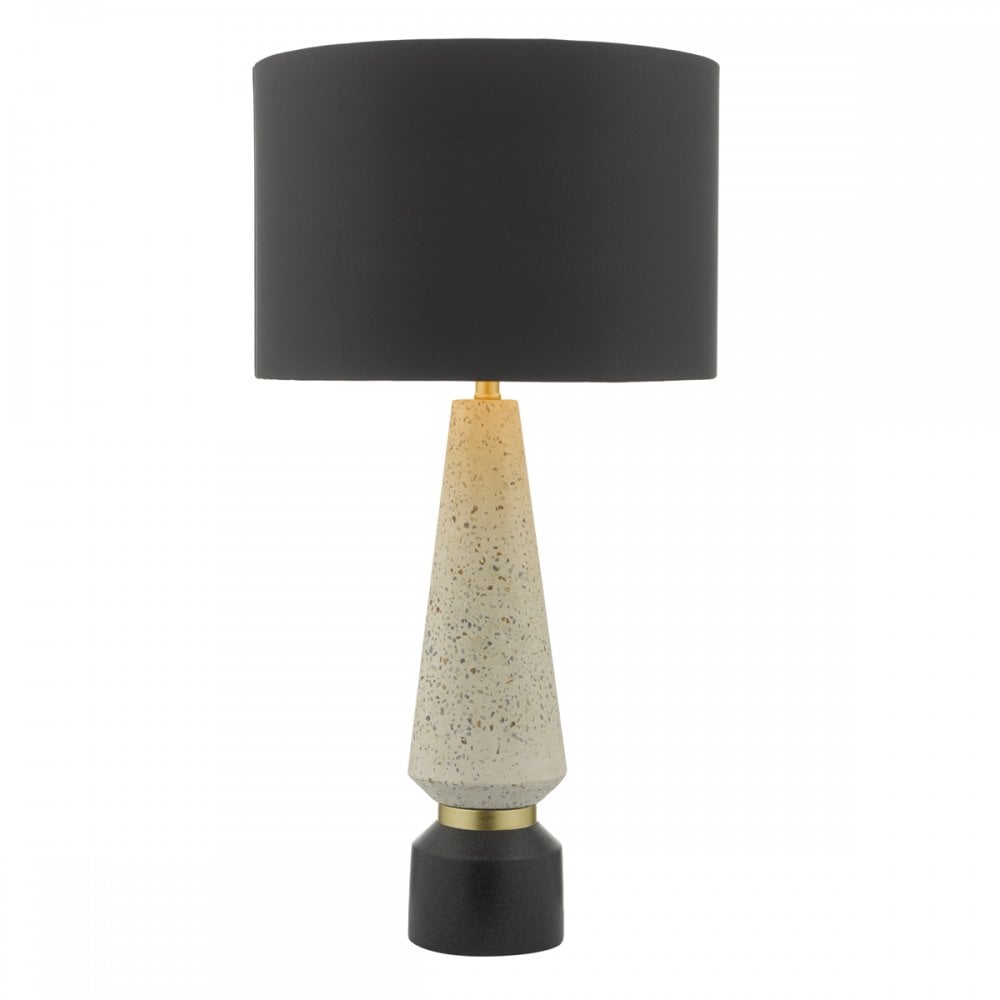 Dar ONO4255 Onora Table Lamp White Black With Shade