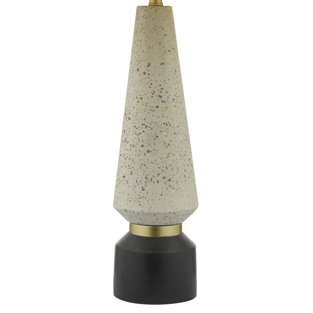 Dar ONO4255 Onora Table Lamp White Black With Shade