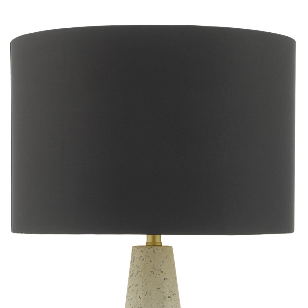 Dar ONO4255 Onora Table Lamp White Black With Shade