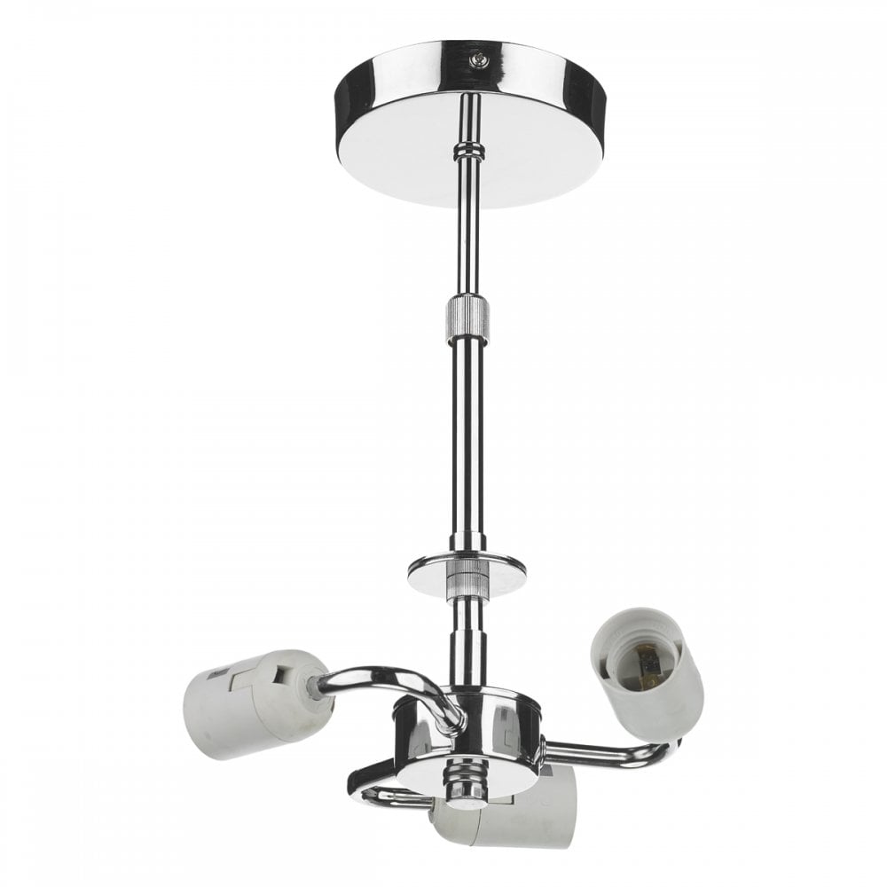 Dar SF5350 Semi Flush Suspension Polished Chrome