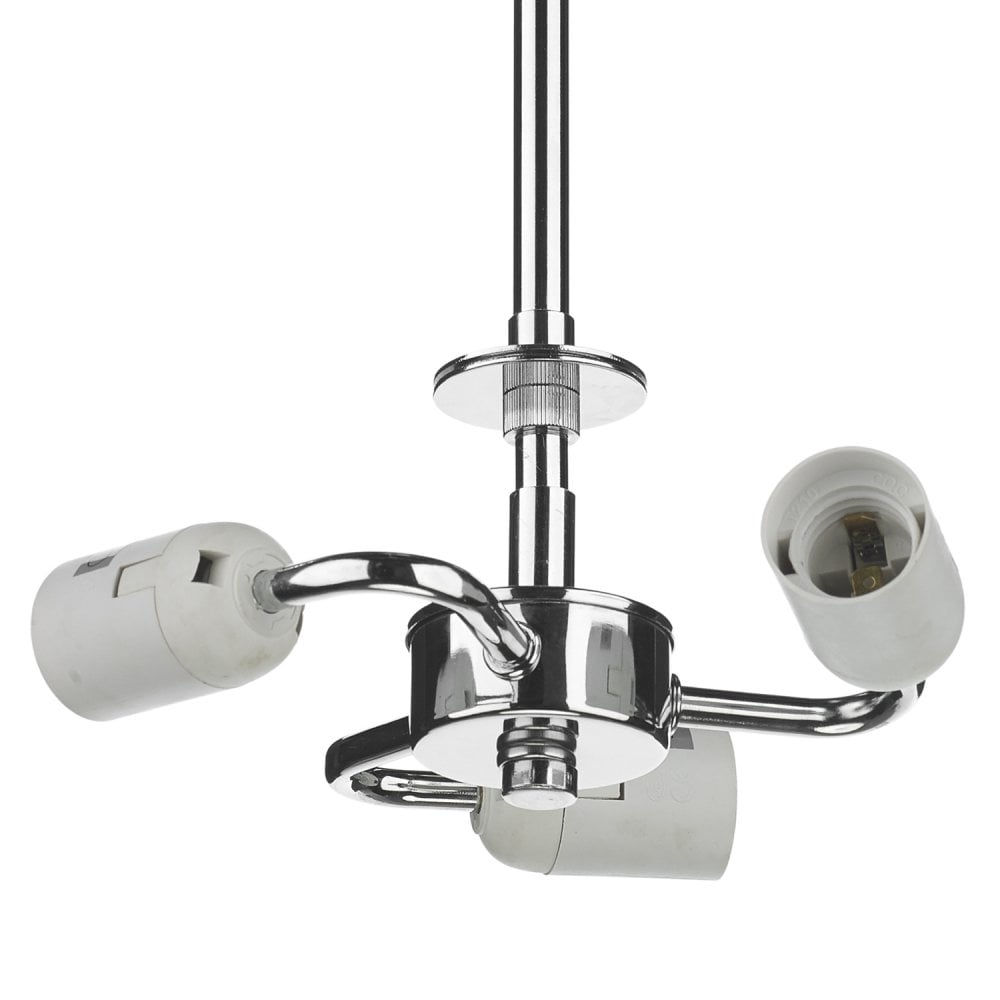 Dar SF5350 Semi Flush Suspension Polished Chrome
