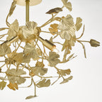 Dar YAD0435 Yadira 4 Light Semi Flush Gold Effect