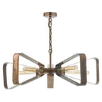Dar YAV0564 Yavanna 5 Light Pendant Oiled Copper