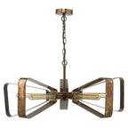 Dar YAV0564 Yavanna 5 Light Pendant Oiled Copper