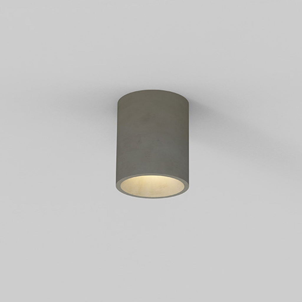 1326014 Kos Round Outdoor Coastal Downlight/Recessed Spot Light Matt Concrete
