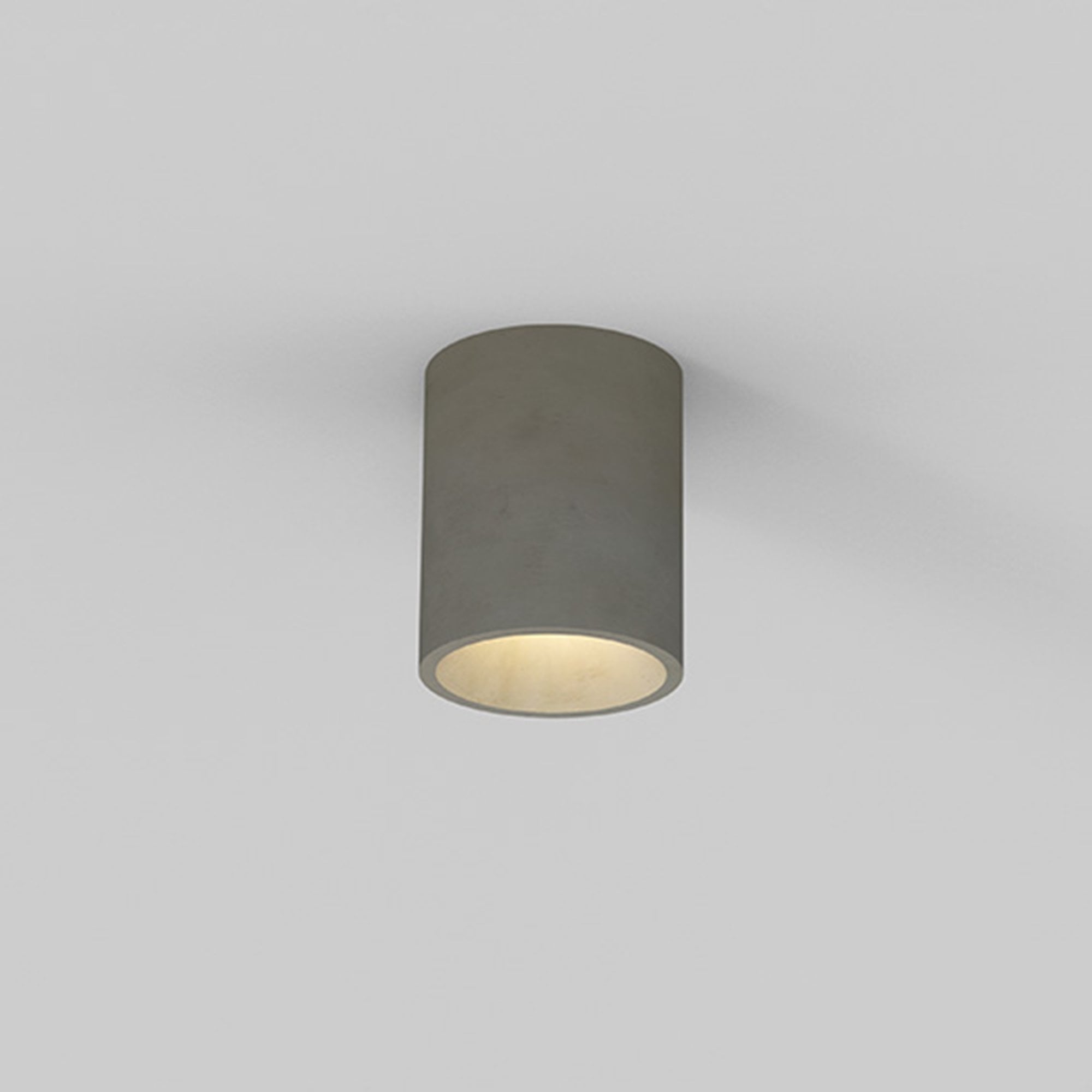 1326014 Kos Round Outdoor Coastal Downlight/Recessed Spot Light Matt Concrete